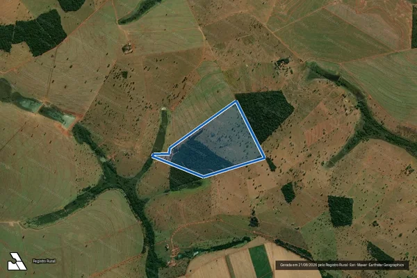 Imagem de satélite de FAZENDA TIJUCAL - 18.270-3 em São Francisco de Sales - MG