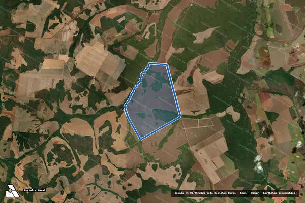 Imagem de satélite de Fazenda Figueiredo - Faz. Figueiredo Lote 2A em Canarana - MT