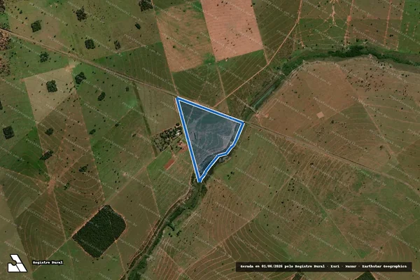 Imagem de satélite de Fazenda Xavantes - Gleba B - Gleba B em Santa Rita do Pardo - MS