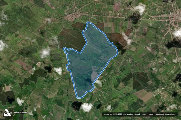 Imagem de satélite de Fazenda Barrinha - Parte 1 em Aporá - BA