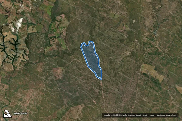 Imagem de satélite de FAZENDA PORTO SÃO LUIZ (PARTE 03)  - Parte 3A em Paranã - TO