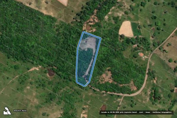 Imagem de satélite de FAZENDA FORMIGA - Parte 1 em Catu - BA
