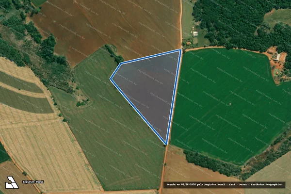 Imagem de satélite de Fazenda Sapéca - Gleba B em Capão Bonito - SP