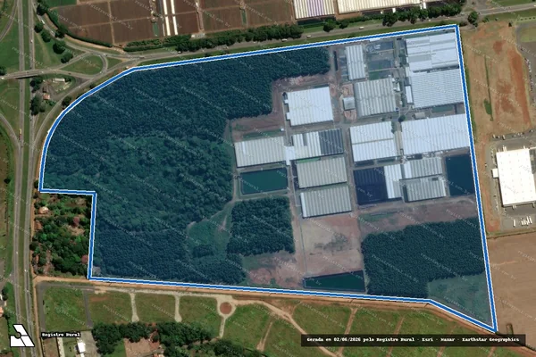 Imagem de satélite de Fazenda Terra Viva - Parte 3 em Santo Antônio de Posse - SP
