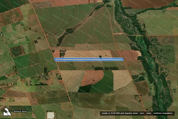 Imagem de satélite de FAZENDA ADP 02 (Lotes 65-A, 66 e 66-B) - Parcela 3 em Nova Londrina - PR