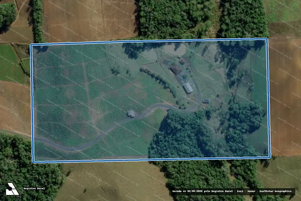 Imagem de satélite de SITIO BITTENCOURT - SITIO BITTENCOURT em Chapadão do Lageado - SC