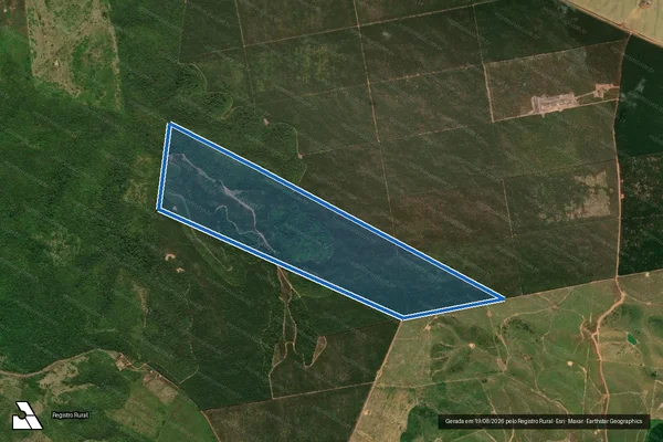Imagem de satélite de HORTO FLORESTAL RAVENA - 009 em Açailândia - MA