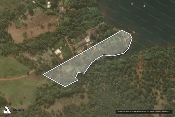 Imagem de satélite de FAZENDAS OLHOS D ÁGUA, LAGE E MANGUE, LUGAR   MANGUE   - Parte 4 em Uberlândia - MG