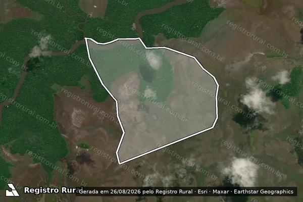 Imagem de satélite de FAZENDA NAZARÉ DO SEVERINO - Parcela 1 em Muaná - PA