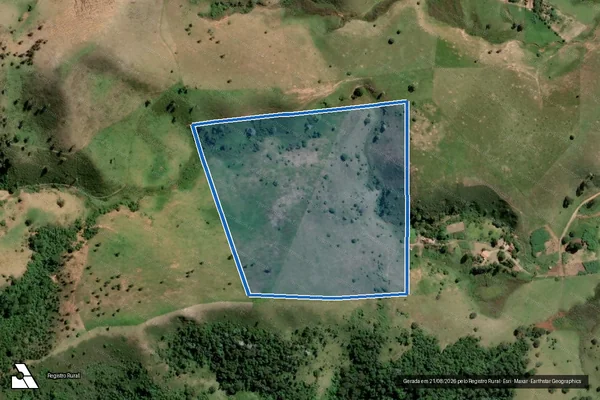 Imagem de satélite de FAZENDA MARAVILHA  - Parte 1 em Santa Helena de Minas - MG