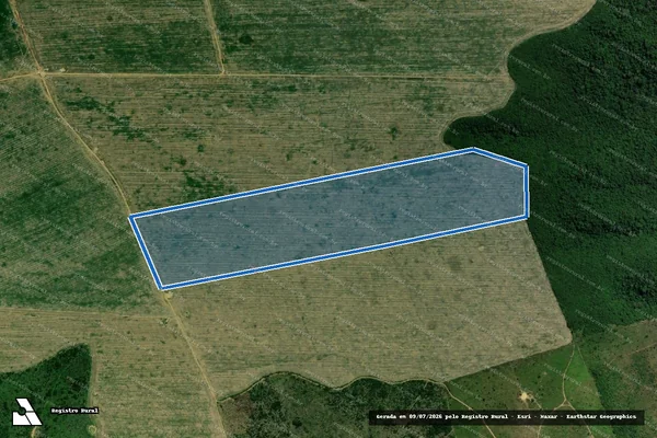Imagem de satélite de FAZENDA VALE VERDE ll - FAZENDA VALE VERDE II em Santa Luzia - MA