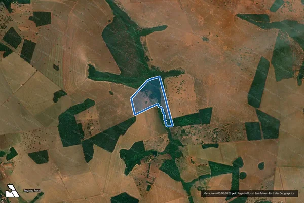 Imagem de satélite de FAZENDA POMBALINHO - FAZENDA POMBALINHO (GLEBA 2) em Jataí - GO