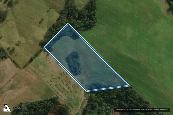 Imagem de satélite de Parte do Lote Rural nº 09 - Lote Desmembramento em São Miguel do Oeste - SC