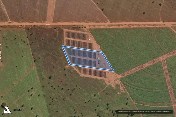 Imagem de satélite de FAZENDA CACHOEIRA ALTA, RAPOSA, BOA VISTA E MATRIZ ? GLEBA VII - Parte 2 em Cachoeira Alta - GO