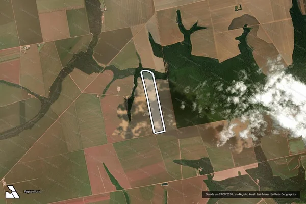 Imagem de satélite de LOTE RURAL Nº 80 - LOTE RURAL Nº 80 em Ipiranga do Norte - MT