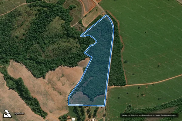 Imagem de satélite de Fazenda Campanha - Parte 1 em São José da Barra - MG