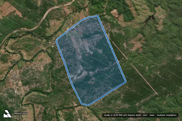 Imagem de satélite de SITIO DUAS PASSAGENS  - GLEBA ? A em Missão Velha - CE