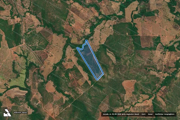 Imagem de satélite de Lote 02 - Projeto de Assentamento Dom Roriz (Gleba 01) - Lote 02 ? P.A. Dom Roriz (Gleba 01) em Minaçu - GO