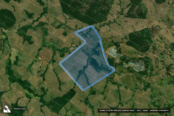 Imagem de satélite de FAZENDA BELA VISTA - Parte 1 em Curionópolis - PA