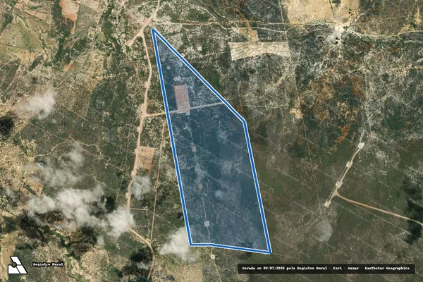 Imagem de satélite de Fazenda Santa Clara em Pedro Avelino - RN
