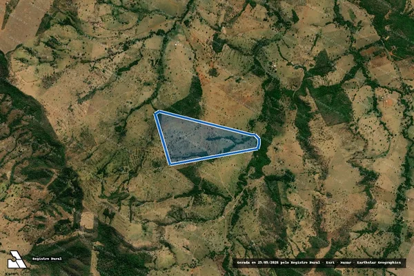 Imagem de satélite de Fazenda das Minas - Faz da Mina-4 em Iporá - GO