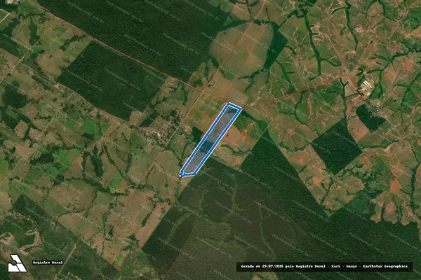 Imagem de satélite de Sítio do Sapo - Parcela 1 em Tangará da Serra - MT