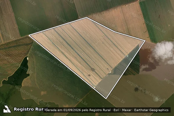 Imagem de satélite de Fazenda Catuaí Norte - Única em Tasso Fragoso - MA