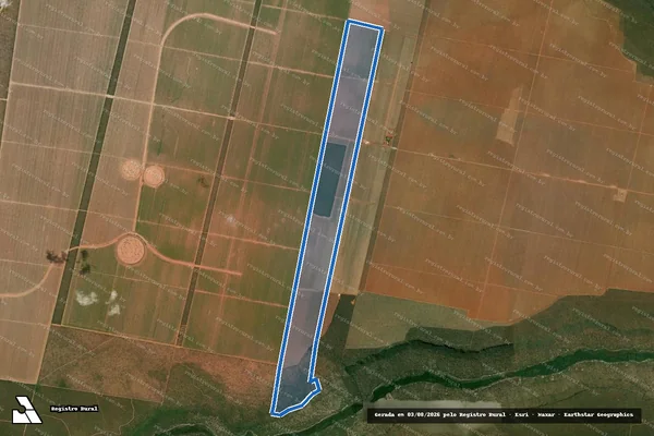 Imagem de satélite de Fazenda Paraiso em Riachão das Neves - BA