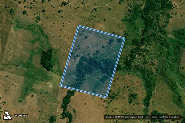 Imagem de satélite de LOTE 24 REMANESCENTE ? GLEBA 12/G DO PICOP - LOTE 24/A em Teixeirópolis - RO