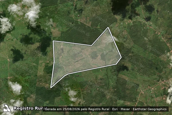Imagem de satélite de FAZENDA MARPOL AGROPECUÁRIA - Parte 1 em Lago do Junco - MA