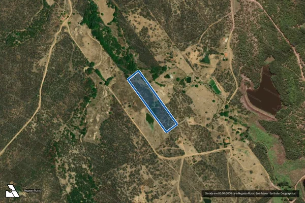 Imagem de satélite de SITIO TRAPIA  - Parte 1 em Jaguaretama - CE