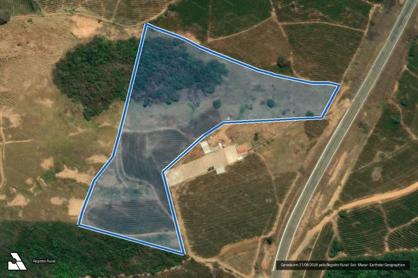 Imagem de satélite de Monte Alto - Gleba B em São Pedro da União - MG
