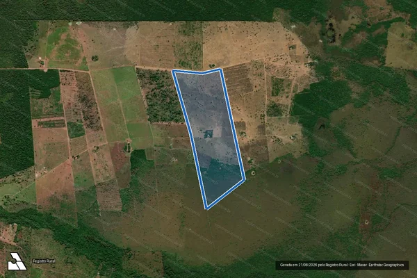 Imagem de satélite de Lote ? 09 P.A Presidente - Lote ? 09 em Santa Terezinha - MT