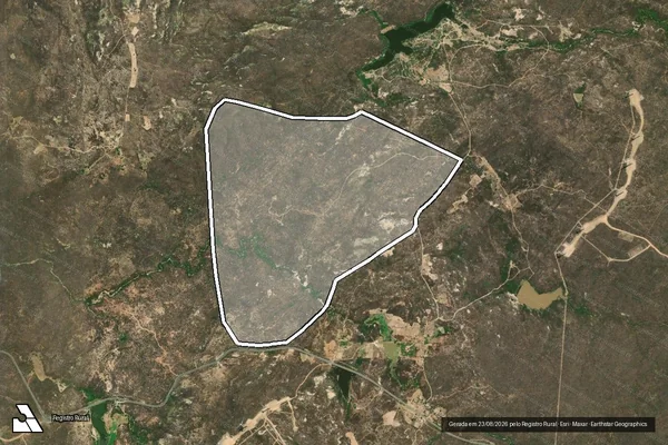 Imagem de satélite de FAZENDA LIRA - Parte 1 em Santa Luzia - PB