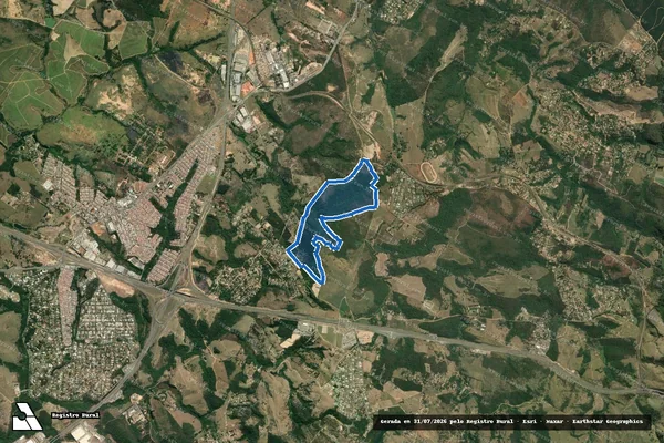 Imagem de satélite de FAZENDA 7 FLECHAS - Parte 1 em Itu - SP