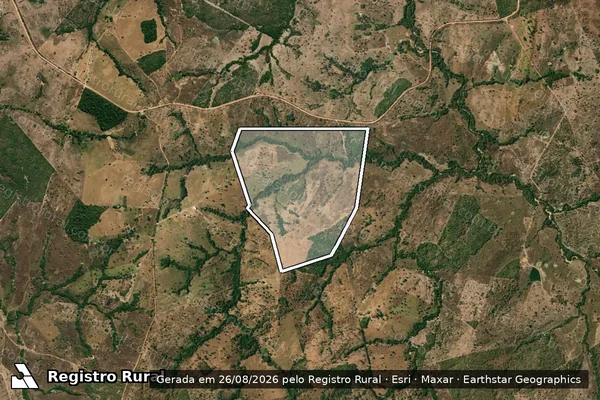 Imagem de satélite de SOBERBO DENOMINADO FAZENDA MACHADO - GLEBA 01 em Crixás - GO