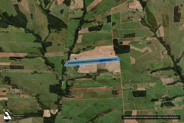 Imagem de satélite de ESTÂNCIA JP - Parcela 1 em Alto Alegre - SP