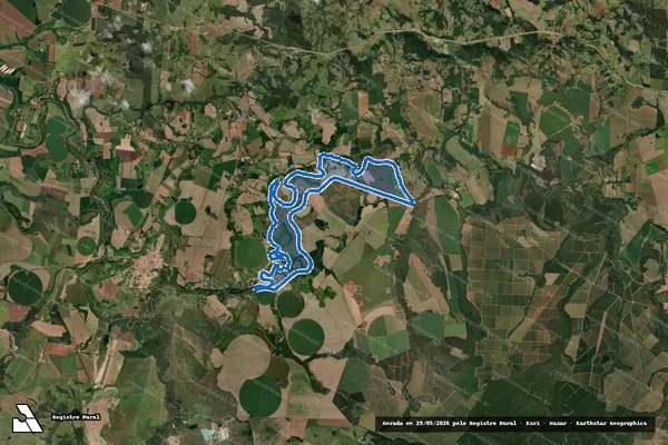 Imagem de satélite de Fazenda Figueira Branca II em Angatuba - SP