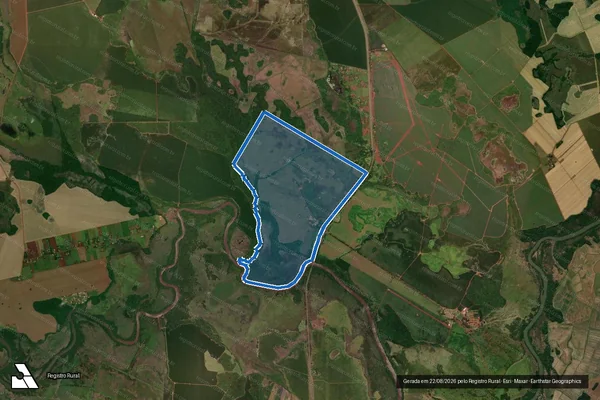 Imagem de satélite de Fazenda do Inho - Fazenda do Inho em Rio Brilhante - MS