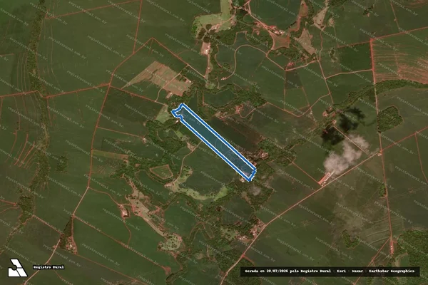 Imagem de satélite de LOTE B - Parte 1 em Juranda - PR