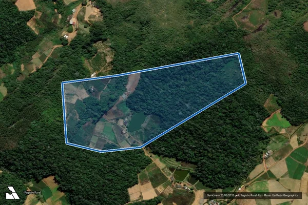 Imagem de satélite de Sitio Azul - Parte 1 em Santa Maria de Jetibá - ES
