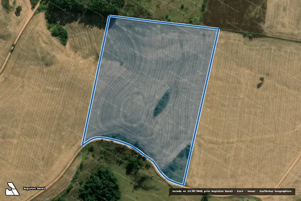 Imagem de satélite de Fazenda Santa Maria - Gleba 04 em Itaú de Minas - MG