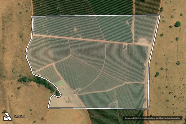 Imagem de satélite de FAZENDA ESMERIL - Parte 2 em Patrocínio - MG