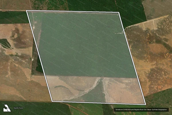 Imagem de satélite de Fazenda Bonança II em Vila Rica - MT