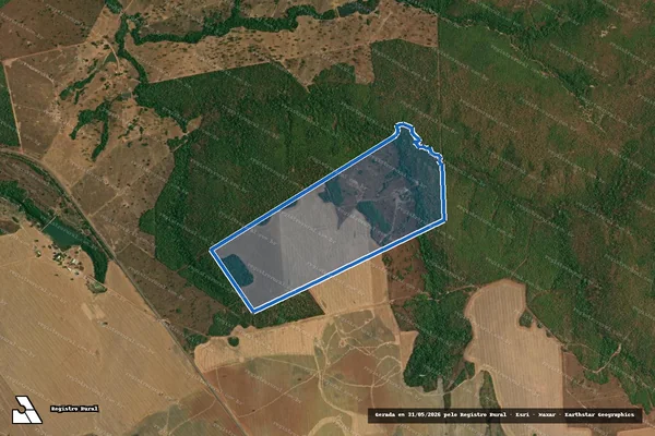 Imagem de satélite de ESTÂNCIA SANTA MARIA II - 001 em Araguaçu - TO
