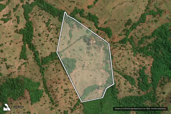 Imagem de satélite de FAZENDA LAGEADO, DEN. CÓRREGO DO BEM FEITO - 001 em Morrinhos - GO