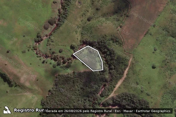 Imagem de satélite de FAZENDA COXOS - Gleba 2 em Aquidabã - SE