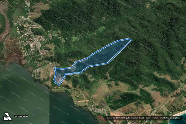 Imagem de satélite de GLEBA III-I - Parcela 1 em Maricá - RJ