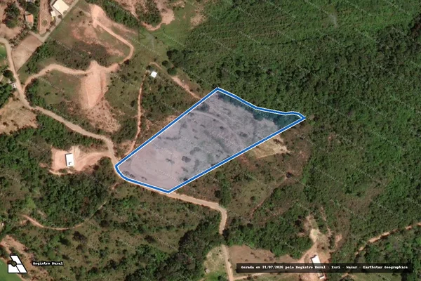 Imagem de satélite de FAZENDA DO ALCATRUZ - GLEBA 12 - Parte 12 em Santa Luzia - MG