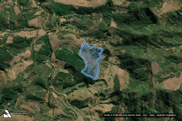 Imagem de satélite de Carnaúba - Parcela 1 em Caputira - MG
